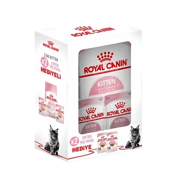 Royal Canin Kitten Yavru Kedi Maması 2KG+2 Konserve hediyeli
