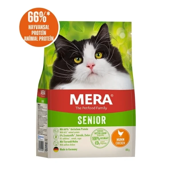 Mera Senior Tavuklu Tahılsız Yaşlı Kedi Maması 2KG