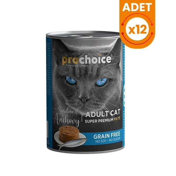 Pro Choice Adult Sardunya ve Hamsili Yetişkin Konserve Kedi Maması