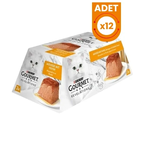 Gourmet Revelations Tavuk Etli Yetişkin Konserve Kedi Maması