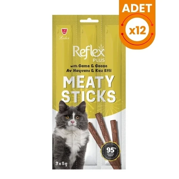 Reflex Kaz ve Av Hayvanlı Stick Kedi Ödül Maması