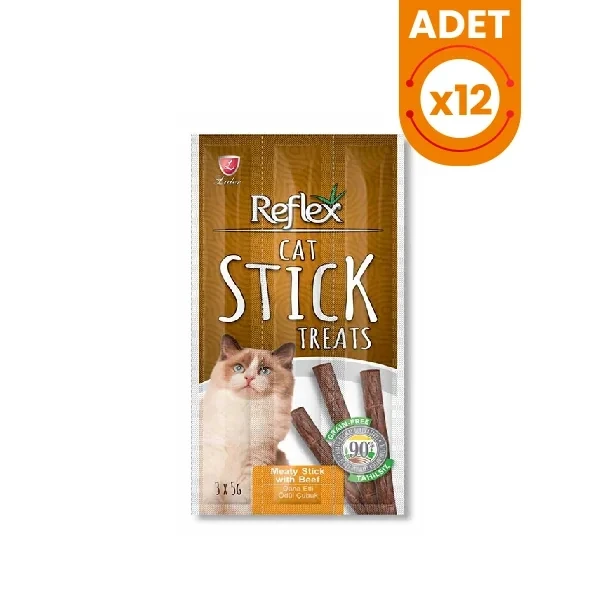 Reflex Dana Etli Tahılsız Stick Kedi Ödül Maması